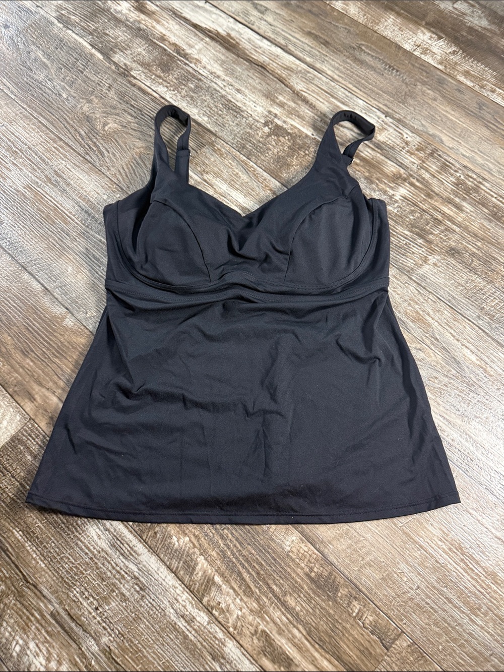 Athleta Black Women's Tankini Top Swimwear